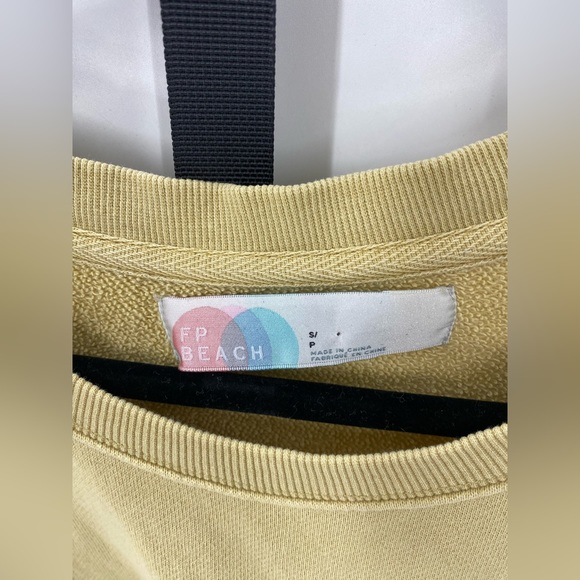 Free People Beach Drop Waist Sweatshirt Dress Sz S - Picture 3 of 4